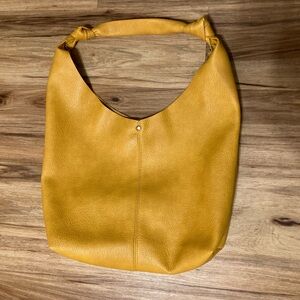 Anthropologie The Love Knot Slouchy Bag in Yellow - Worn Once